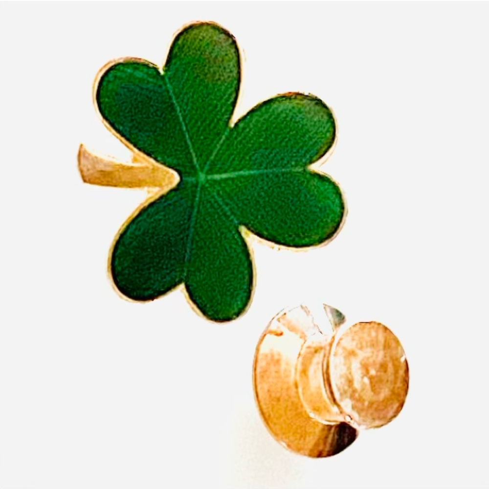 🙀☘️ St Patty Clover Pin ☘️ In Nice Pre 💚Condition ☘️ - Picture 16 of 16